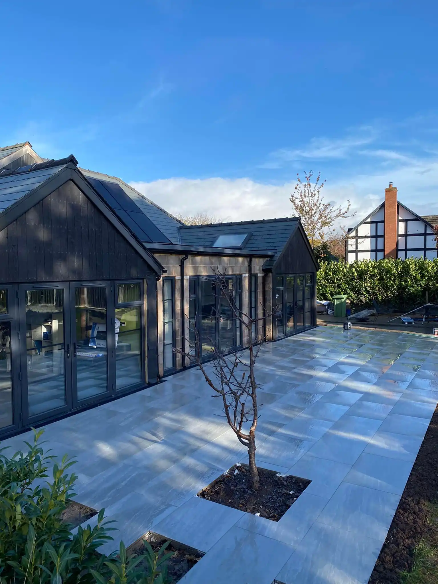 Renovation project showing quality construction work and professional finishes