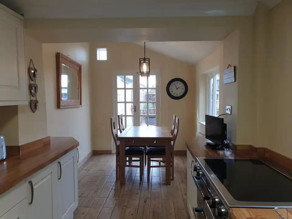 Professional painting and decorating work showing quality finish and attention to detail